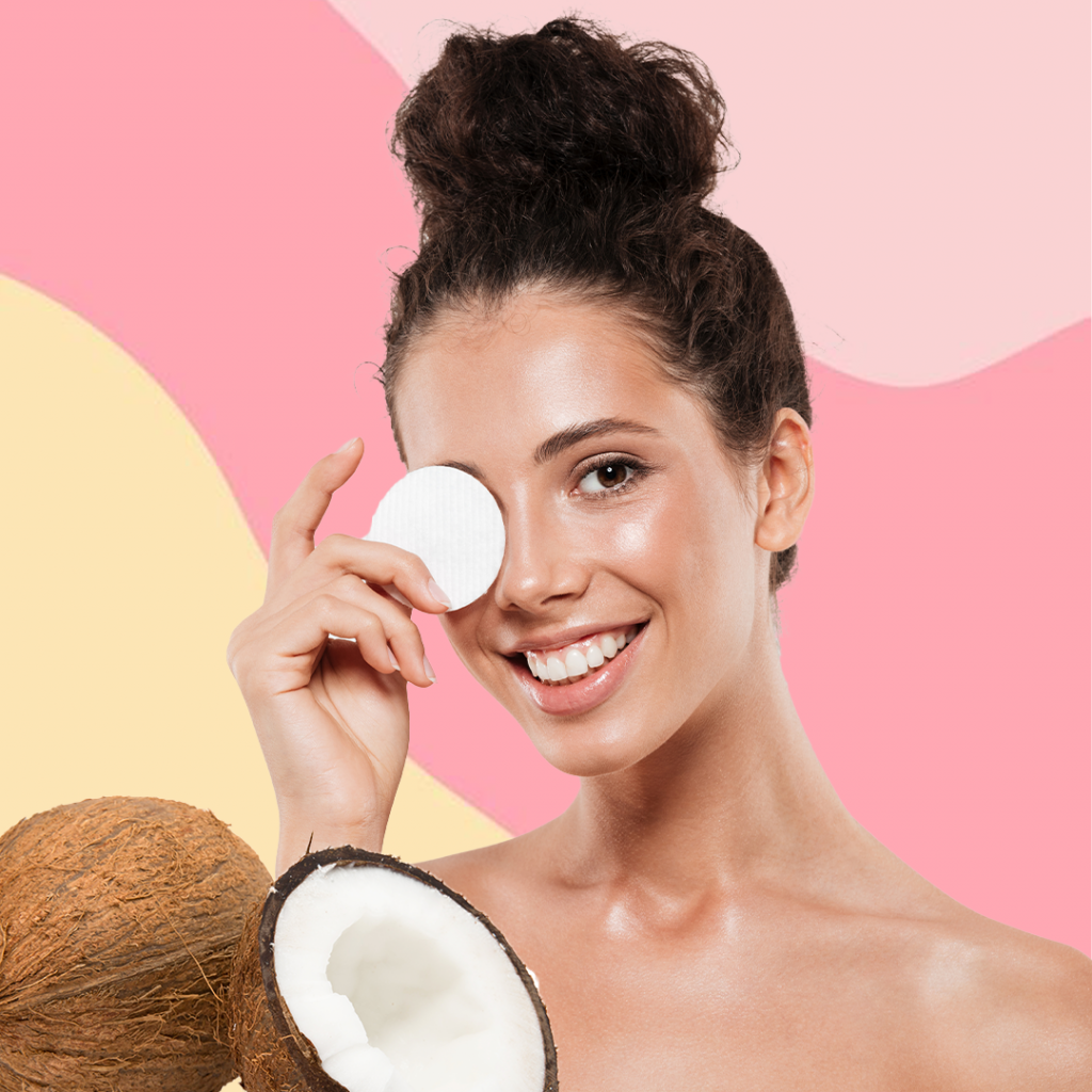 Use coconut oil for double cleansing your skin