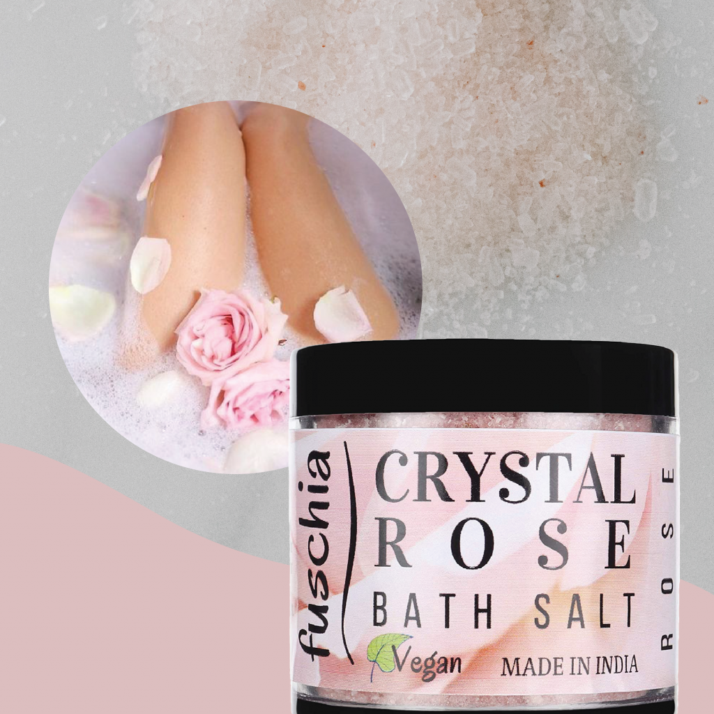 Fuschia-Crystal-Rose-Bath-Salt-Best-Bath-Essentials-That-One-Should-Have